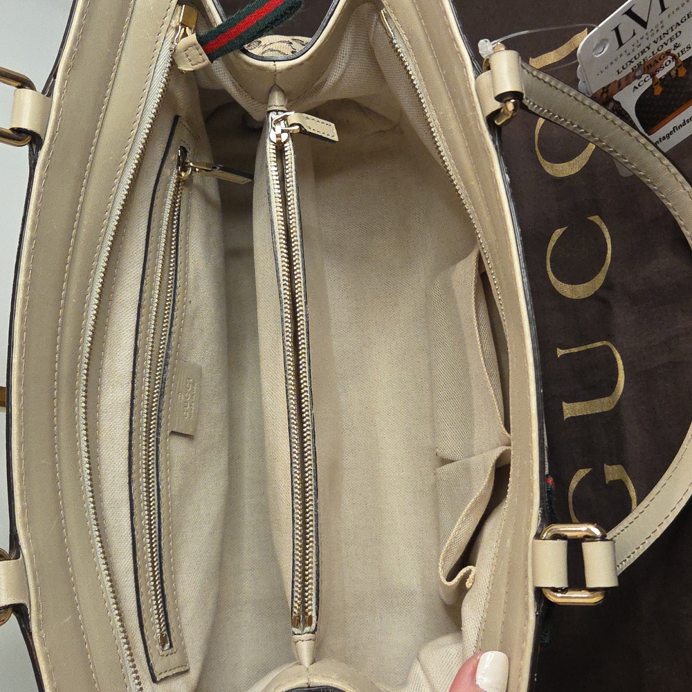 GUCCI vintage 2009 Web Bow Tote, ltd production, excellent collectable condition - Picture 16 of 17